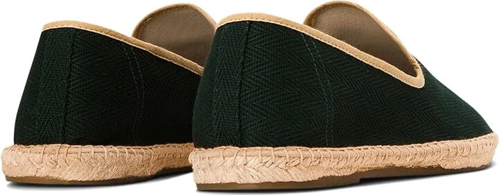 Soludos Smoking Slipper Espadrille Men's Slip on Shoes Green / Tan : 11 D - Medium, Jute - Image 3
