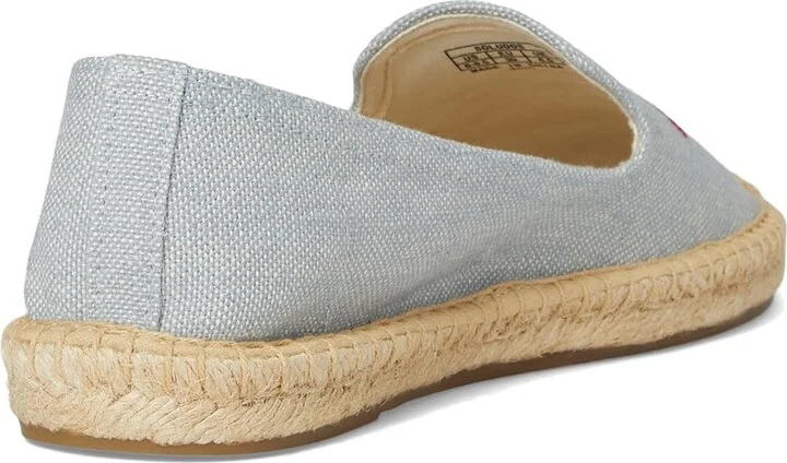 Soludos Smoking Slipper Espadrille Women's Slip on Shoes Allora Amore/Dolphin Blue : 7 B - Medium, Jute - Image 4