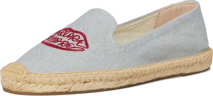 Soludos Smoking Slipper Espadrille Women's Slip on Shoes Allora Amore/Dolphin Blue : 7 B - Medium, Jute - Image 5