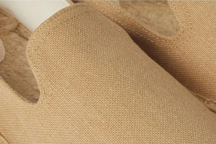 Soludos Smoking Slipper Espadrille Women's Slip on Shoes Cafe Taupe : 11 B - Medium, Jute - Image 7