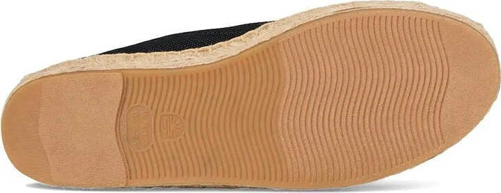 Soludos Smoking Slipper Espadrille Women's Slip on Shoes Noche Black : 9 B - Medium, Jute - Image 3