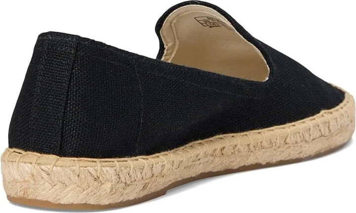 Soludos Smoking Slipper Espadrille Women's Slip on Shoes Noche Black : 9 B - Medium, Jute - Image 4
