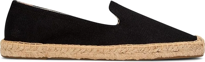 Soludos Smoking Slipper Espadrille Women's Slip on Shoes Noche Black : 9 B - Medium, Jute - Image 6