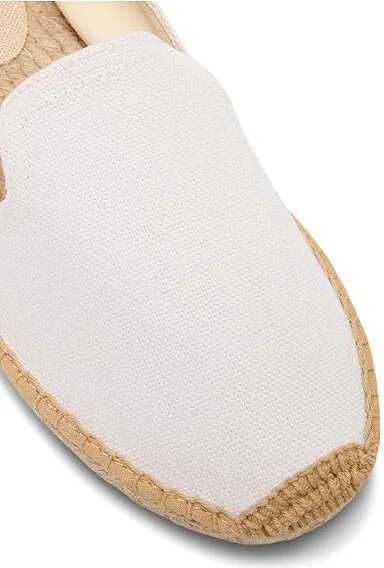 Soludos Smoking Slipper Espadrille Women's Slip on Shoes Oasis White : 5 B - Medium, Jute - Image 4