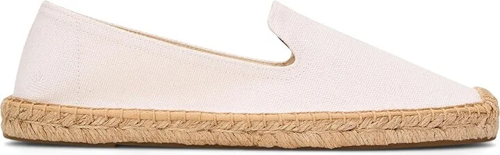 Soludos Smoking Slipper Espadrille Women's Slip on Shoes Oasis White : 5 B - Medium, Jute - Image 5