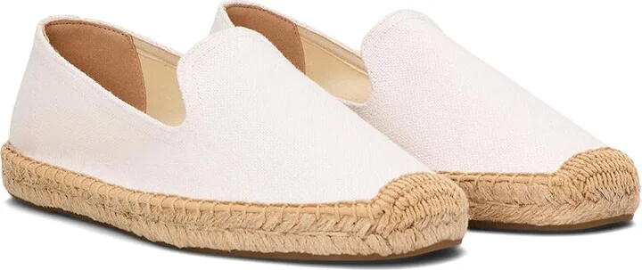 Soludos Smoking Slipper Espadrille Women's Slip on Shoes Oasis White : 5 B - Medium, Jute
