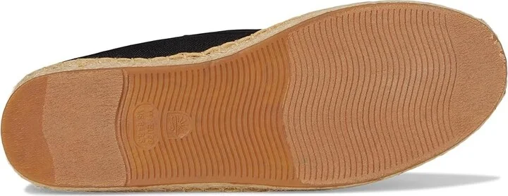 Soludos Smoking Slipper Espadrille Women's Slip on Shoes Tonal Black : 7 B - Medium, Jute - Image 3