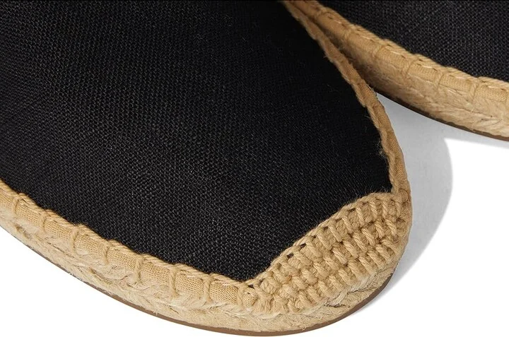 Soludos Smoking Slipper Espadrille Women's Slip on Shoes Tonal Black : 7 B - Medium, Jute - Image 7
