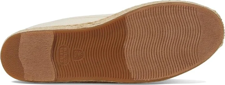 Soludos Smoking Slipper Espadrille Women's Slip on Shoes Tonal Ivory : 8 B - Medium, Jute - Image 3