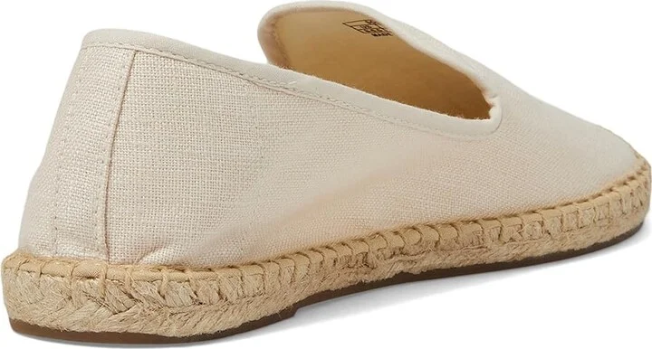 Soludos Smoking Slipper Espadrille Women's Slip on Shoes Tonal Ivory : 8 B - Medium, Jute - Image 4