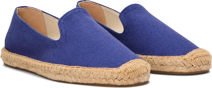Soludos Womens Smoking Slipper Espadrille Marlin Blue 11-11.5 Medium