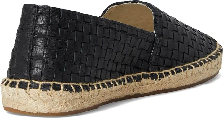 Soludos Woven Leather Original Espadrille Women's Shoes Noche Black : EU 39 (US Women's 8-8.5) B - Medium, Canvas/Cotton - Image 4