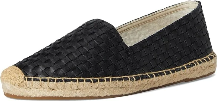 Soludos Woven Leather Original Espadrille Women's Shoes Noche Black : EU 39 (US Women's 8-8.5) B - Medium, Canvas/Cotton - Image 5