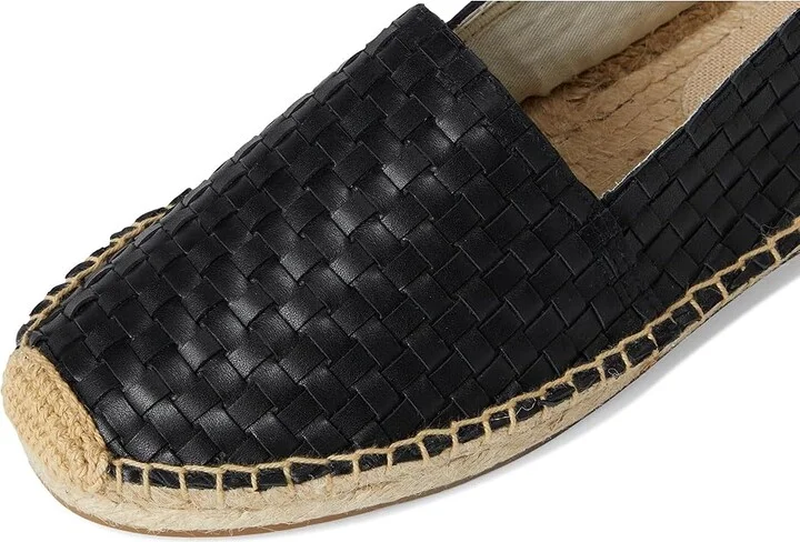Soludos Woven Leather Original Espadrille Women's Shoes Noche Black : EU 39 (US Women's 8-8.5) B - Medium, Canvas/Cotton - Image 7