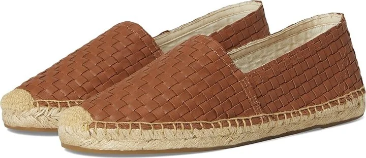 Soludos Woven Leather Original Espadrille Women's Shoes Tan Brown : EU 36 (US Women's 5-5.5) B - Medium, Canvas/Cotton
