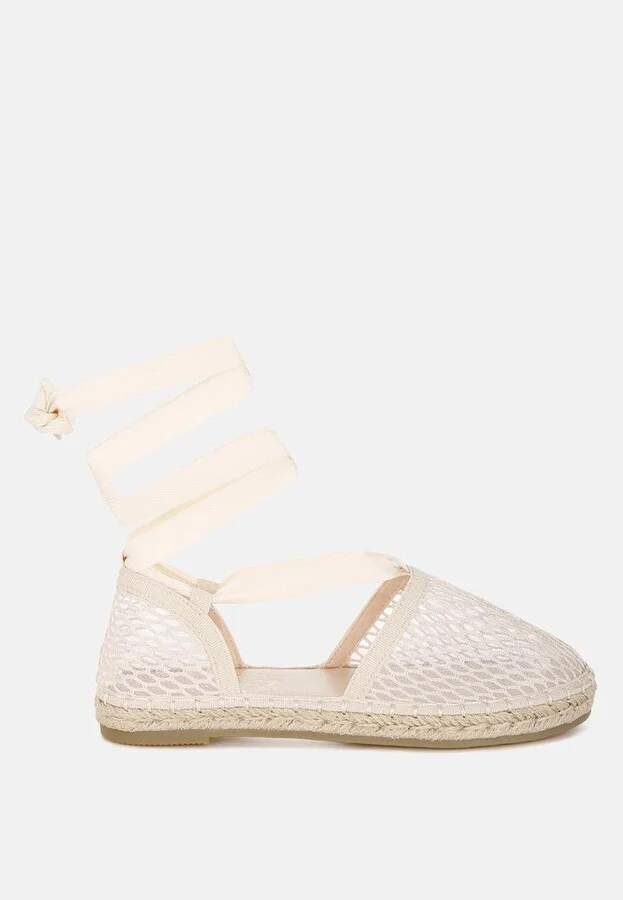Sonara Mesh Flat Espadrille Sandals - Image 2