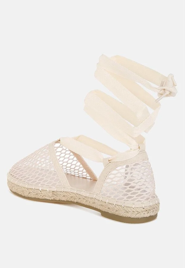 Sonara Mesh Flat Espadrille Sandals - Image 3