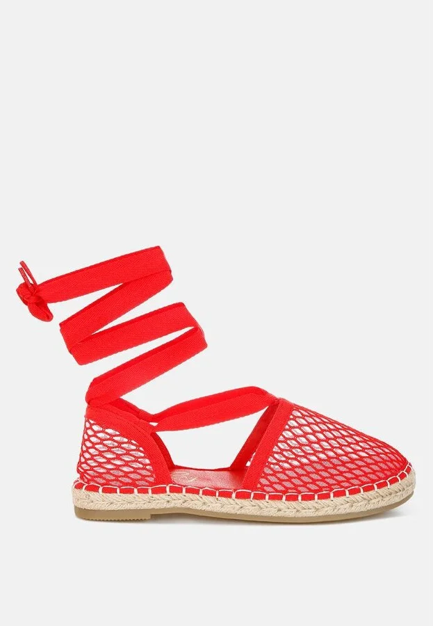 Sonara Mesh Flat Espadrille Sandals - Image 4