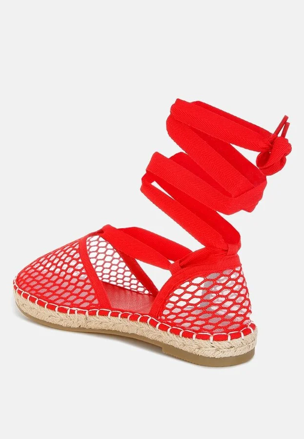 Sonara Mesh Flat Espadrille Sandals - Image 5
