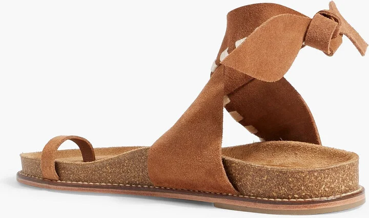 Song Leader embroidered suede sandals - Image 3