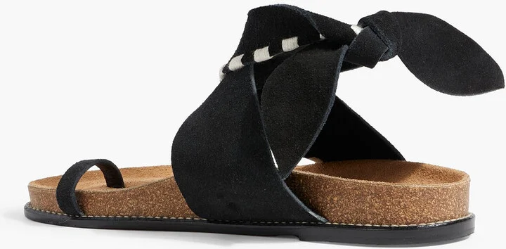 Song Leader embroidered suede sandals - Image 3