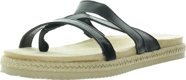 Song Womens Toe Loop Man Made Flip-Flops