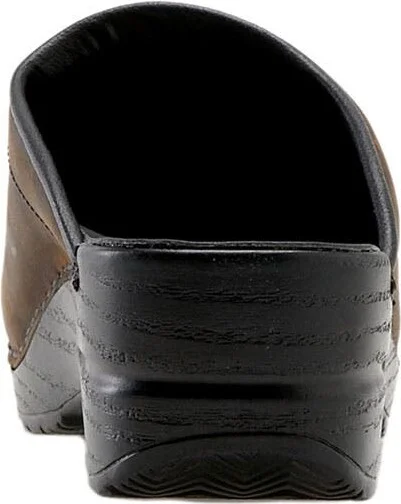 'Sonja' Oiled Leather Clog - Image 3