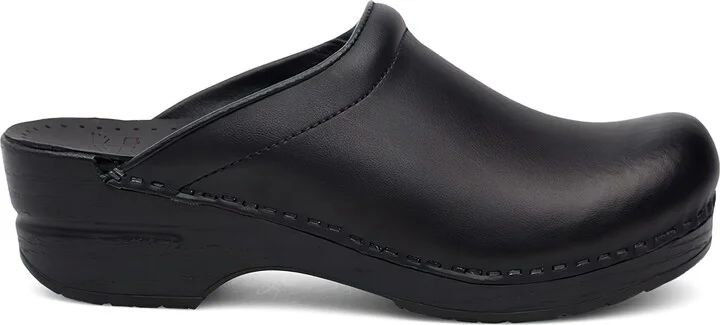'Sonja' Oiled Leather Clog - Image 6