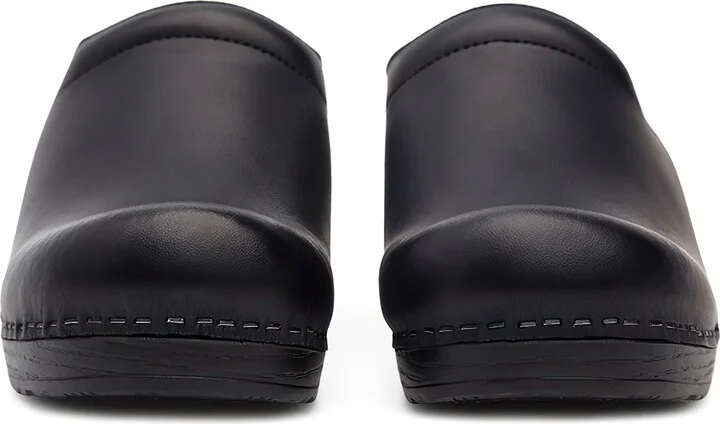 'Sonja' Oiled Leather Clog - Image 7