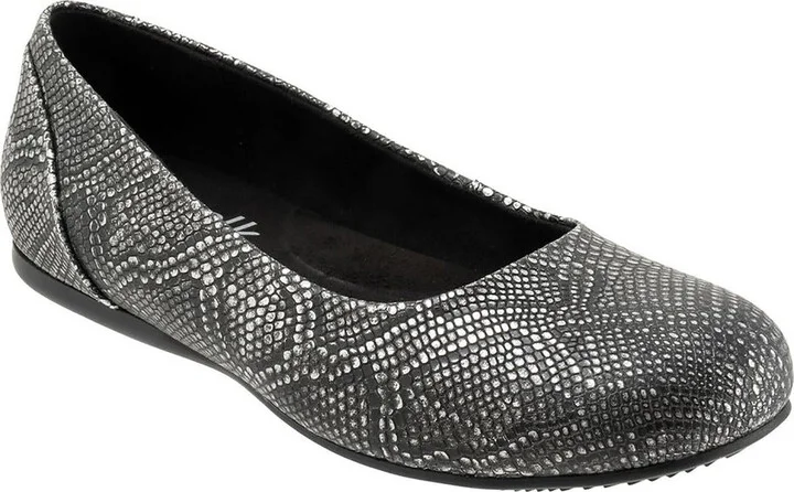 Sonoma Womens Leather Padded Insole Ballet Flats