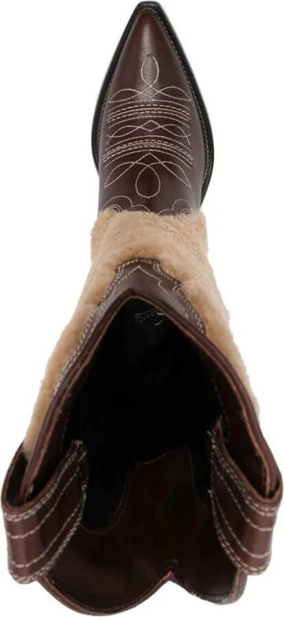 Sonora Embroidered Leather Texan Boots - Image 2
