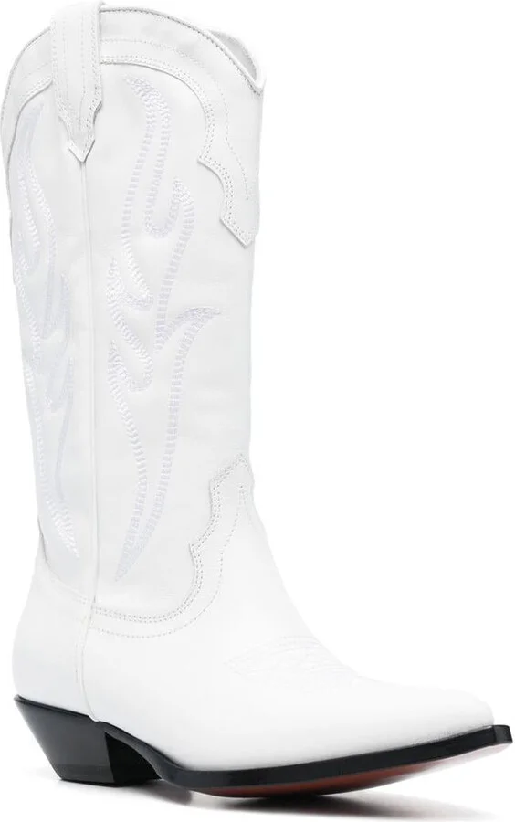 Sonora Santa Fe Leather Western Boots - Image 2