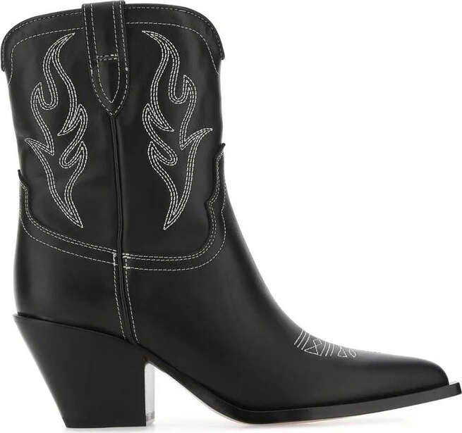Sonora Western Embroidered Ankle Boots