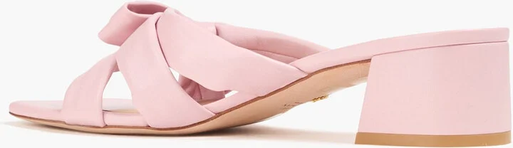Sophia 45 bow-detailed leather mules - Image 6