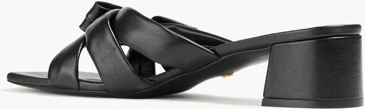 Sophia 45 bow-detailed leather mules - Image 9