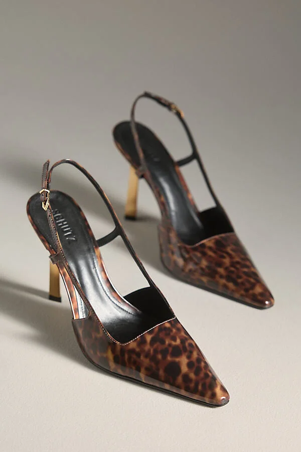 Sophia Patent Leather High-Heel Pumps - Image 2