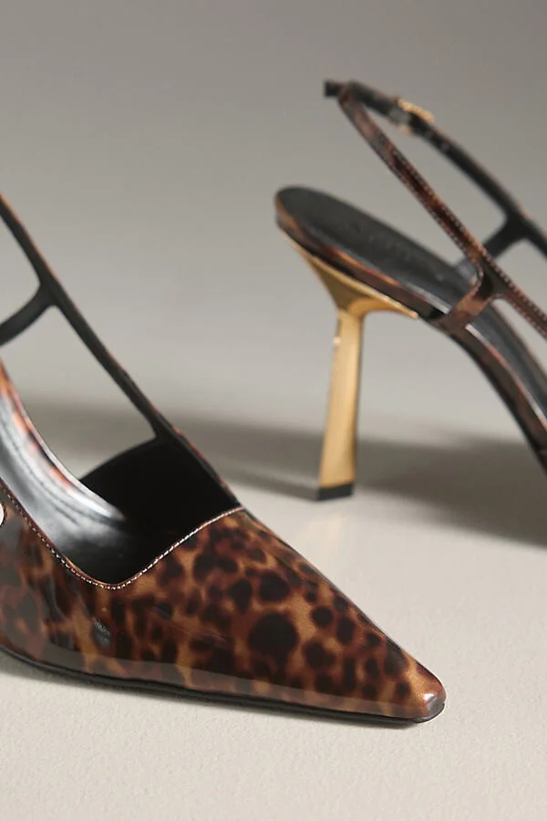 Sophia Patent Leather High-Heel Pumps - Image 3