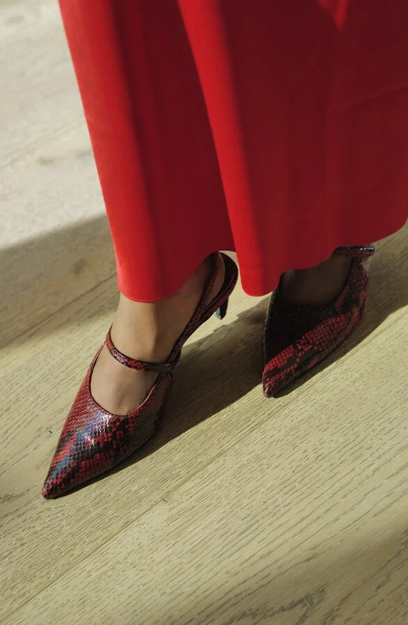 Sophia Pointed Toe Slingback Pump - Image 2