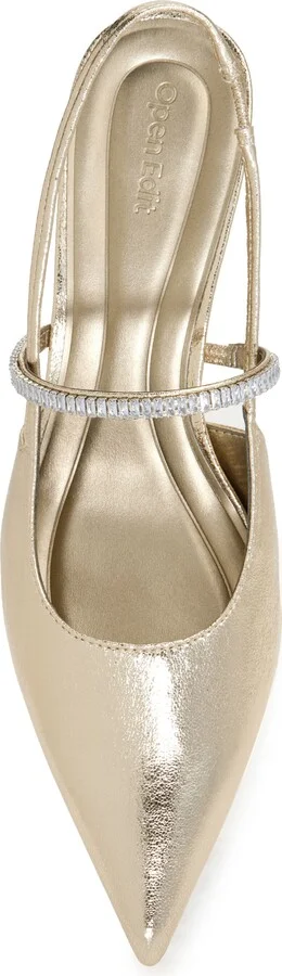 Sophia Pointed Toe Slingback Pump - Image 6