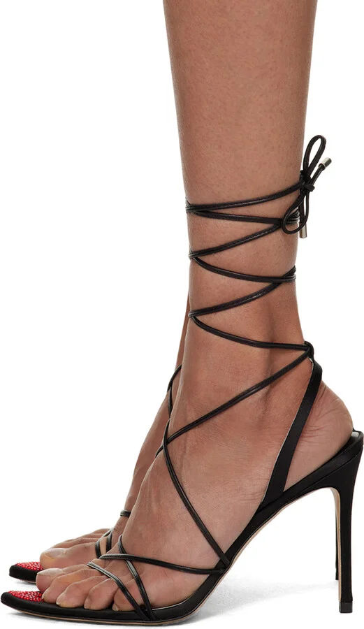 Sophia Webster Black Amora Heels - Image 3