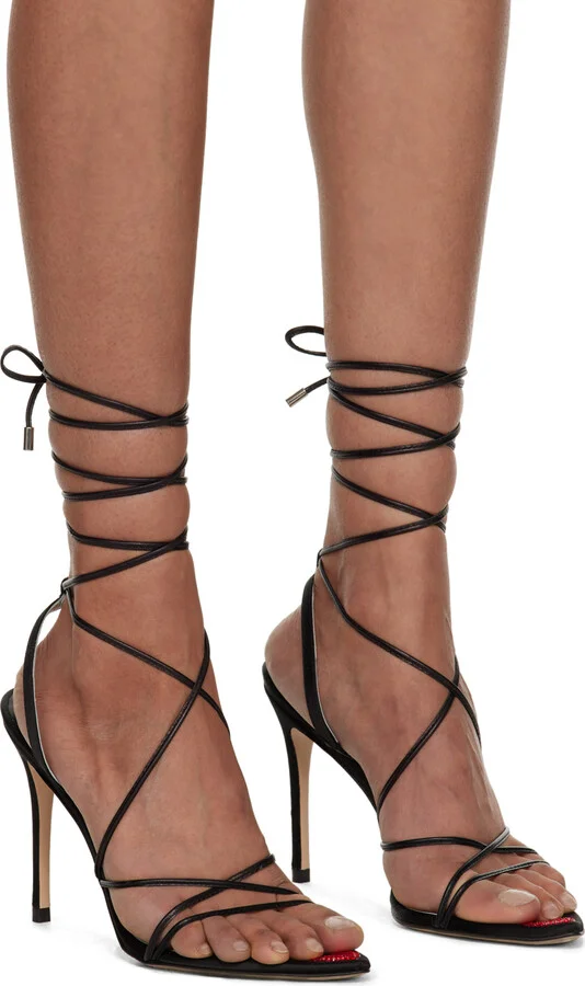 Sophia Webster Black Amora Heels - Image 4