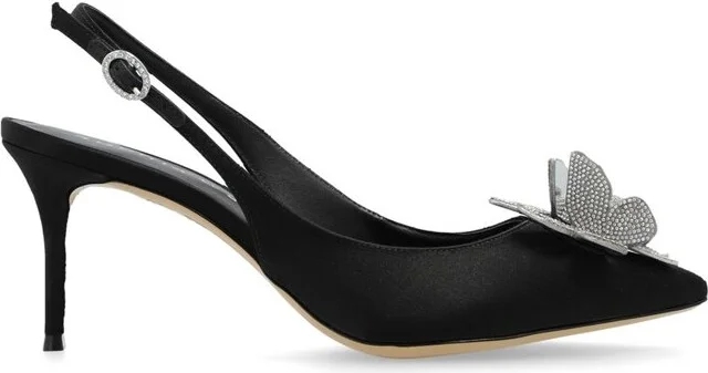 Sophia Webster Crystal Embellished Slingback Pumps
