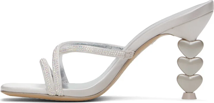 Sophia Webster Gray Aphrodite Mid Mules - Image 3