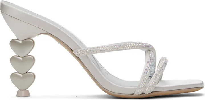 Sophia Webster Gray Aphrodite Mid Mules