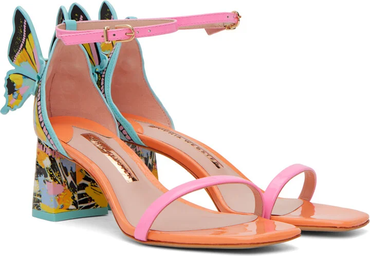Sophia Webster Multicolor Chiara Heeled Sandals - Image 4
