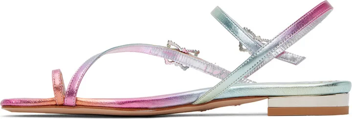 Sophia Webster Multicolor Venus Flat Sandals - Image 3
