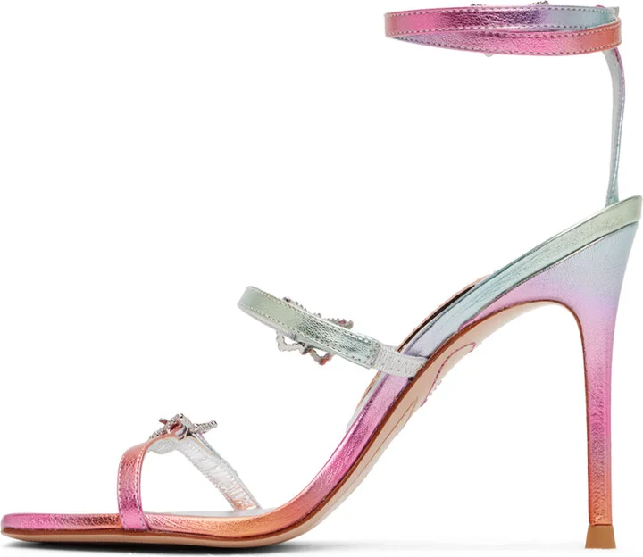 Sophia Webster Multicolor Venus Heeled Sandals - Image 3