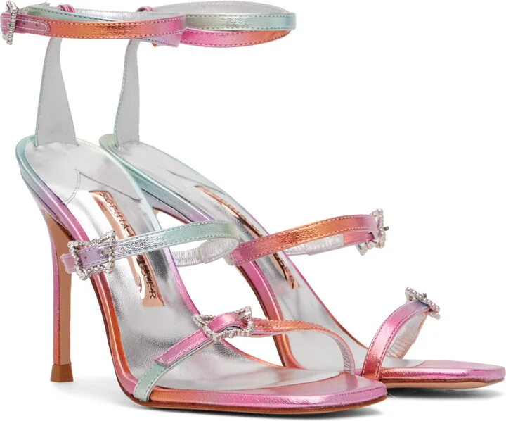 Sophia Webster Multicolor Venus Heeled Sandals - Image 4