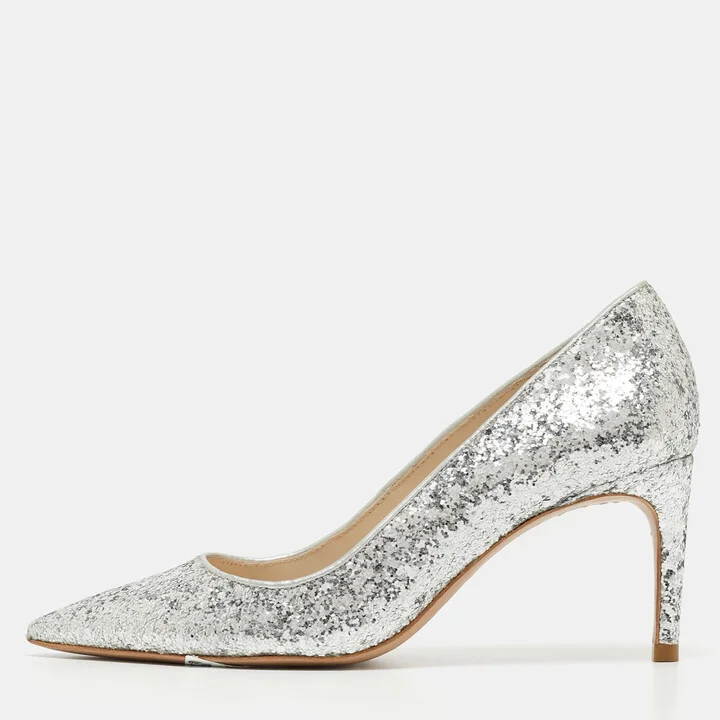 Sophia Webster Silver Glitter Rio Pumps Size 35