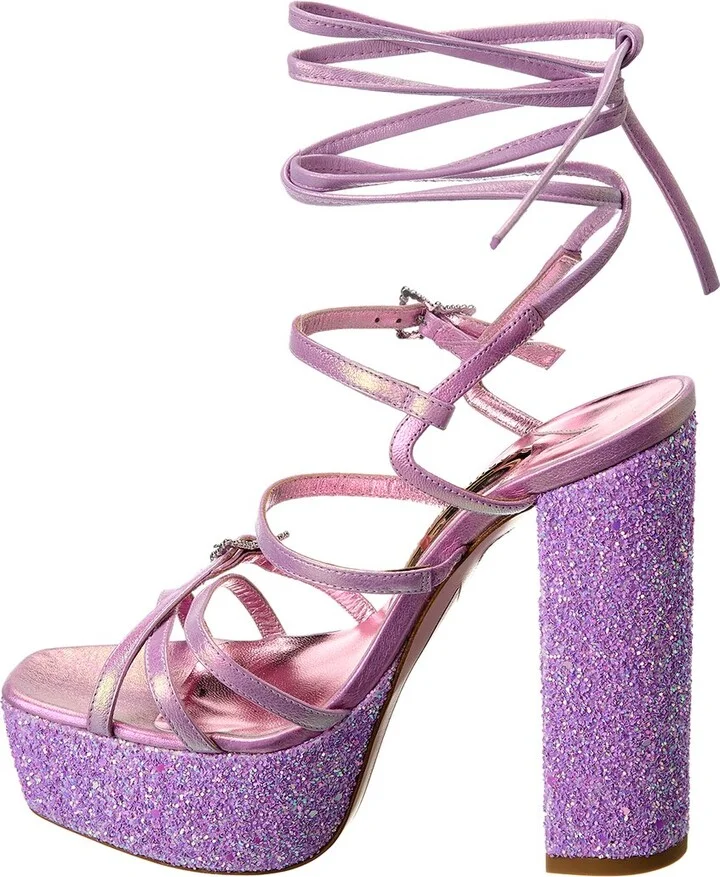 Sophia Webster Venus Leather Platform Sandal - Image 2